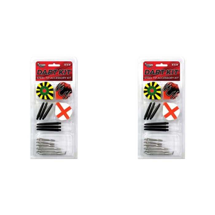 2x 24pc Formula Sports Basic Dart Kit Steel Tip Accessory Set