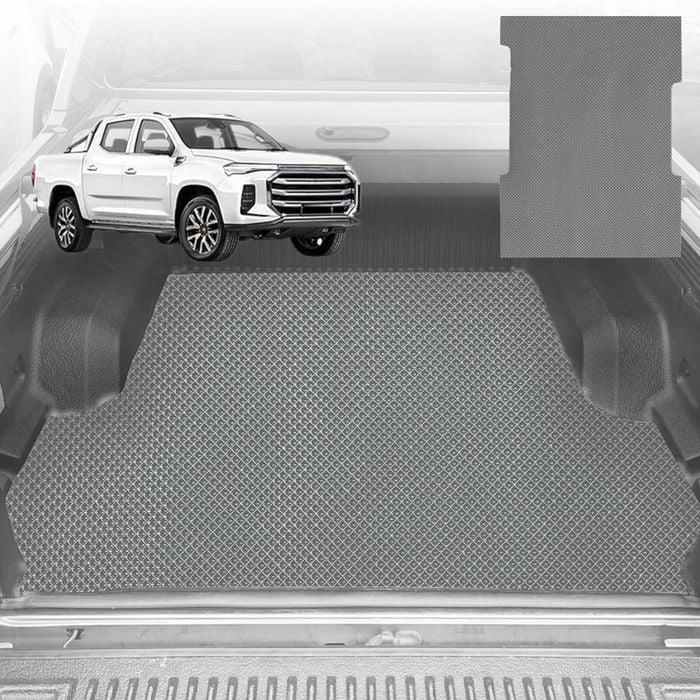 6D Diamond Ute Tub Mat for LDV T60 Max T60 Pro 2017-Current (with Spray on Liner or no Liner) - Grey