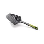 Joseph Joseph Scoop Plus Colander - Grey with Green Handle