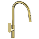 Mondella Rococo Brushed Brass Pull Down Sink Mixer