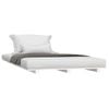 vidaXL Bed Frame Platform Base White 92x187 cm Single Size