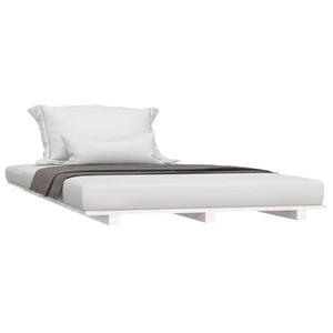 vidaXL Bed Frame Platform Base White 92x187 cm Single Size