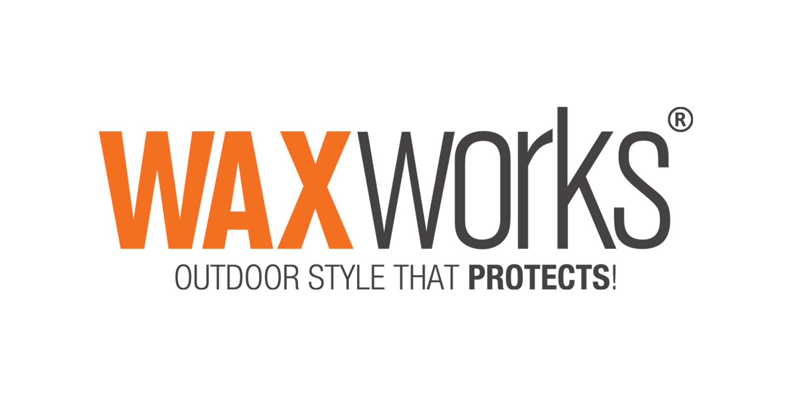 Waxworks logo and slogan