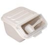 Vogue Ingredient Bin Polypropylene Food Storage With Scoop And Sliding Lid 18ltr 420x305x600mm