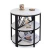 Artiss Set of 2 End Table 3 Tier Coffee Table