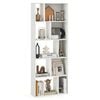 Costway 5-tier Bookcase 10 Cubes Storage Cabinet Display Shelf White