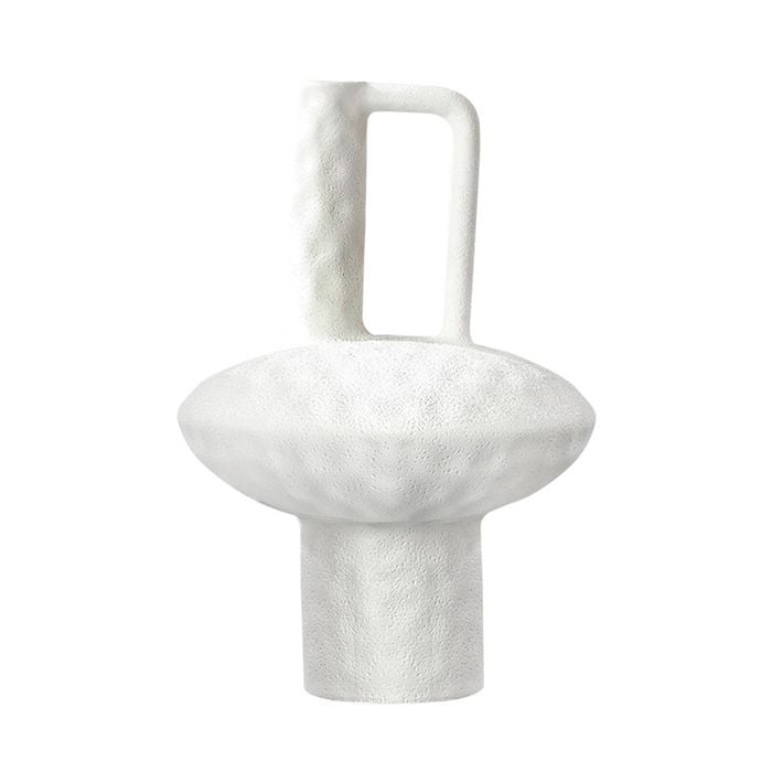 SOGA 20x30cm White Ceramic Vase Modern Style