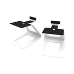 Kanto SE6W Elevated Desktop Speaker Stands for Large Speakers - Pair, White