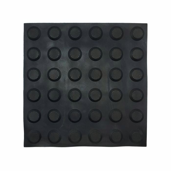 Brutus Black Stud Tactile Ground Surface Indicator Mats - 3 Pack