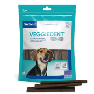 Veggiedent Fresh Medium 10-30kg 15 Chews
