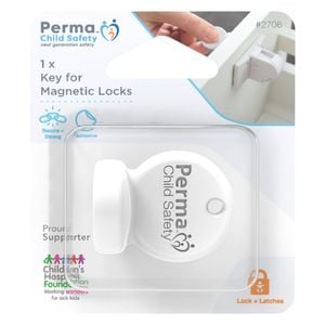 Perma Child Safety Adhesive Magnetic Locks Key