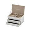 One Six Eight London Gabriella White Medium Jewellery Box