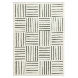 Loopsie-400cm X 300cm-talamook Green Matchstick Indoor Outdoor Washable Rug