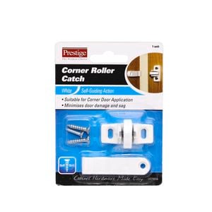 Prestige White Corner Roller Catch