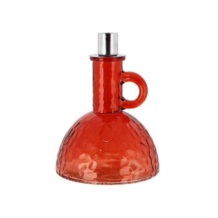 Candle Holder Oil Bottle Shape 11.9x13.5cm