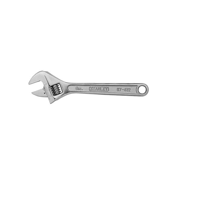 Stanley Adjustable Wrench 200mm Silver