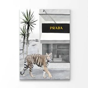 Tiger Fashion Store  Print 100% Australian Made 100 x 150cm  (Acrylic)