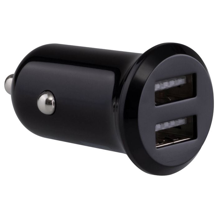 Click 12W 2 Port USB Car Charger