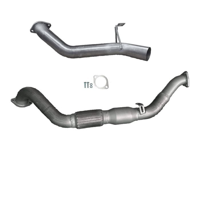 Ignite Exhausts Turbo Back For Toyota Landcruiser 79 Series V8 S/cab 3" Cat & Side Exit Raw Aluminised Steel