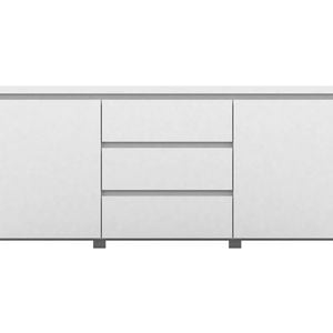 Elara White High Gloss Buffet