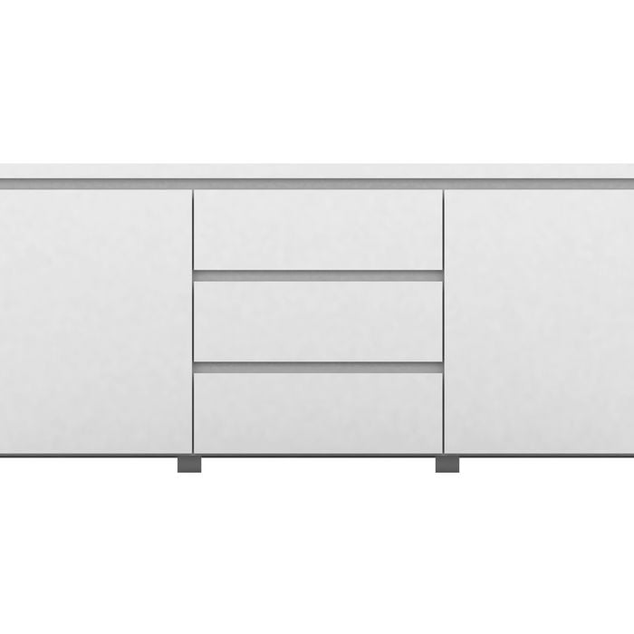 Elara White High Gloss Buffet