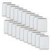 20x Spirax P560 Pp Notebook/note Pad 112x77 5mm Ruled 96-pages Stationery Black