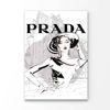 B&W Stylish Lady Print 100% Australian Made 60 x 90cm (Acrylic)