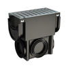 Everhard EasyDRAIN Compact Galvanised Grate And Slim Pit