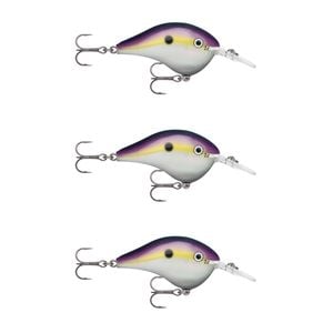 3x Rapala Dives to 8ft 5cm Crankbait Fishing Lures - Big Shad