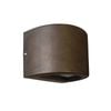 Cla Lighting Exterior 12v Curved Surface Mounted Step Wall Light Bronze Ip65 Curved