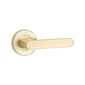 Lemaar Brushed Brass Almeri Dummy Lever - Brushed Brass
