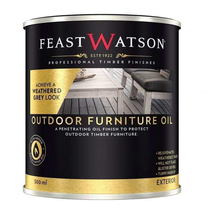 Feast Watson 500ml Weathered Grey Outdoor Furniture Oil - 500ml