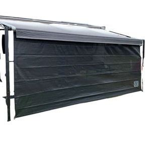 Campsmart XD 3.85m Black Caravan Privacy Screen for 4m Fiamma F45 S Thule Awning
