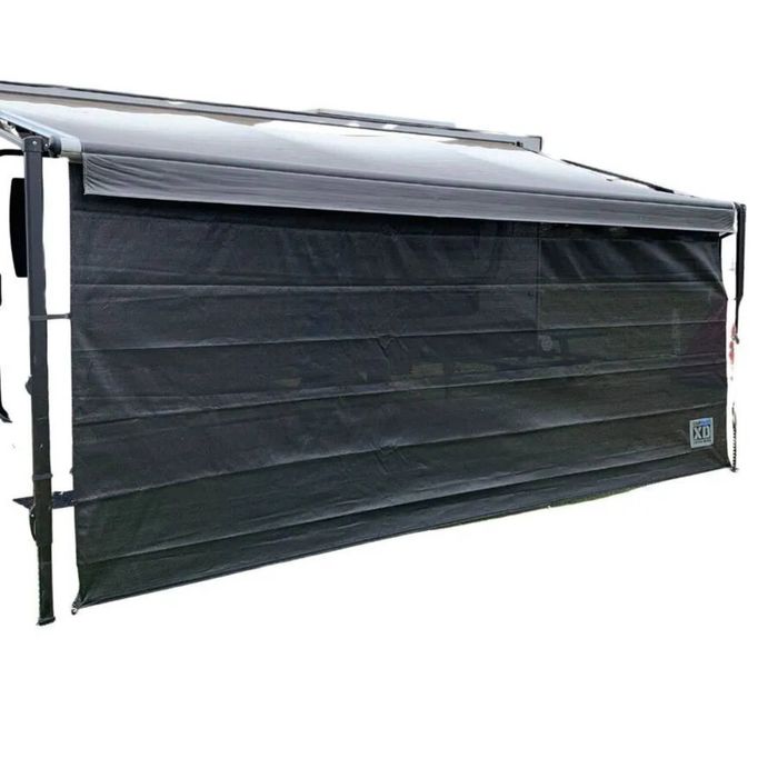 Campsmart XD 3.85m Black Caravan Privacy Screen for 4m Fiamma F45 S Thule Awning