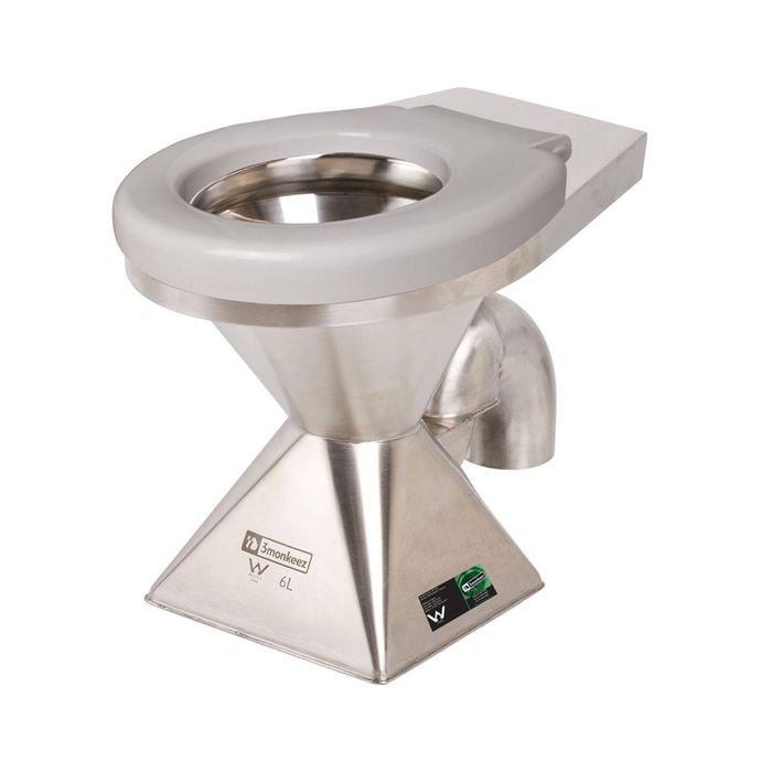 3Monkeez Hi Seat Pedestal S Trap Toilet Pan WC-SSPS-D