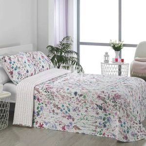 Bloomington Cassandra 3 Pce Lightly Quilted Polyester Cotton Coverlet Set King