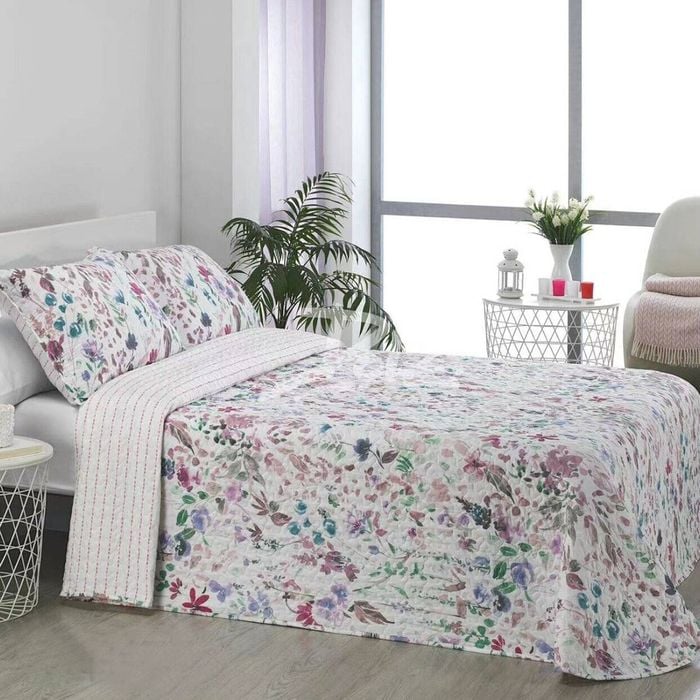 Bloomington Cassandra 3 Pce Lightly Quilted Polyester Cotton Coverlet Set King