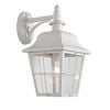 Cla Lighting Trenero Exterior Surface Mounted Coach Wall Light Ip44 Matte White