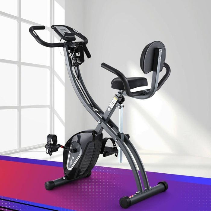 Everfit Folding Exercise Bike Magnetic X-Bike Aerobic Trainer