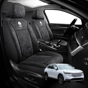 Australian Goose Edition Front Seat Covers for Honda HR-V 1998 - 2006 (4 door) - Suede, Universal Fit - Black