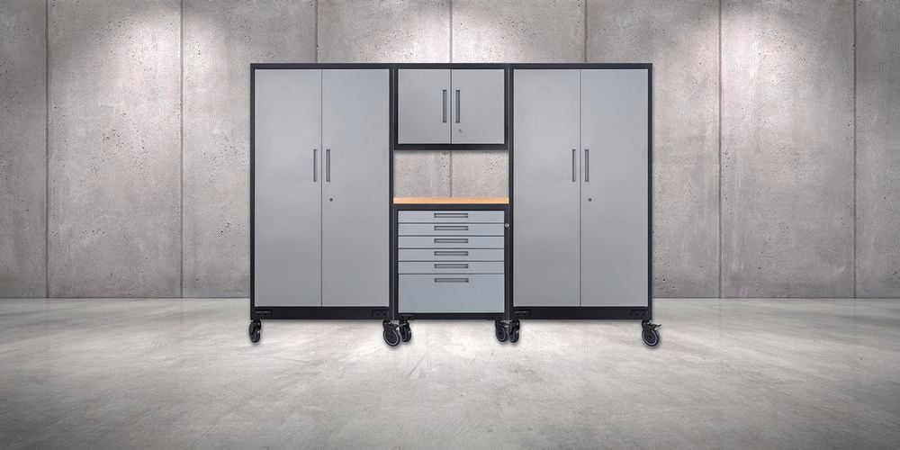 Rapid Storage medium cabinet combination.
