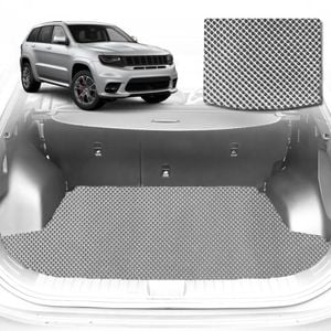 6D Diamond Car Boot Mat for Jeep Grand Cherokee (WK)2011-2021-Cargo Mat-Grey-Outback GT
