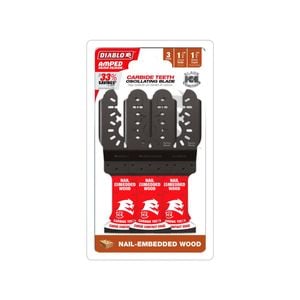 Diablo 32mm Universal Amped Demo Demon Carbide OMT for Nail Embedded Wood - 3 Pack