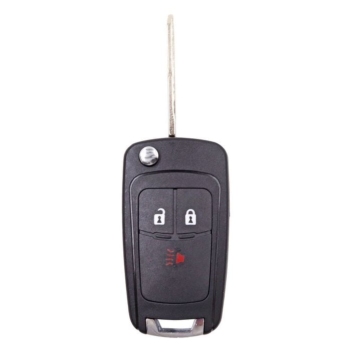 Key Zone Remote Flip Car Key Housing/Shell to suit Holden Barina Spark- DW04 Blade - 3 Button