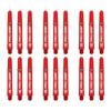 18pc Target Pro Grip Nylon Shaft Dart Flight Throw Game Accessory Medium Red