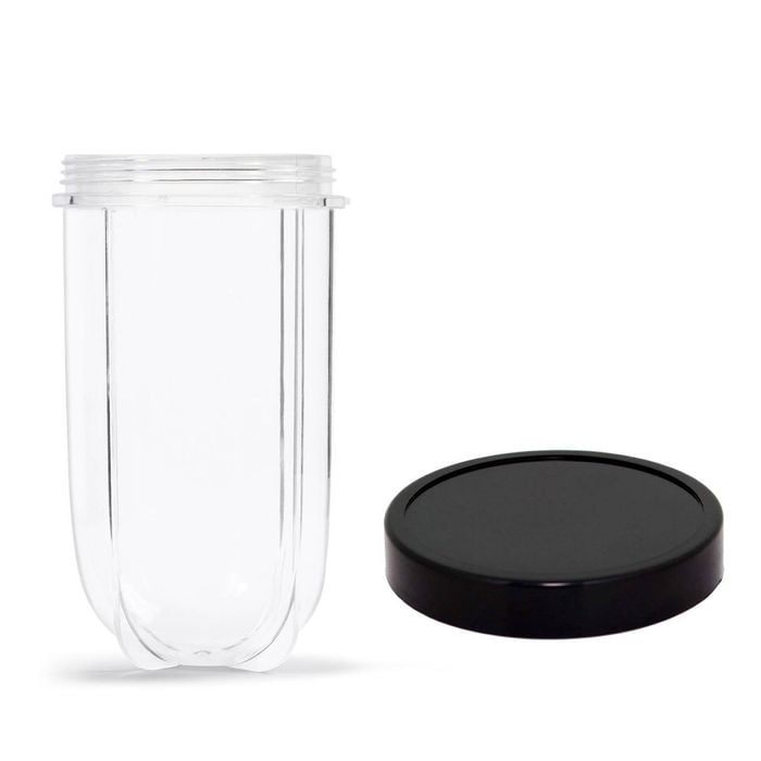 500ml Tall Cup + Stay Fresh Lid Compatible With Magic Bullet Cross Blade Blender