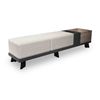 Modern Home LivingHALDIS Bench 180cm(W) x 40cm(D) x 40cm(H) - Warm Oak & Black