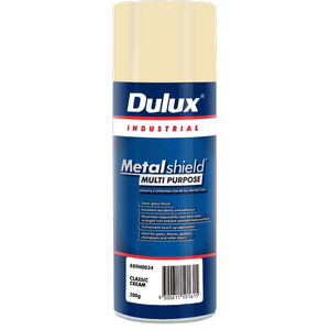 Dulux 300g Metalshield Multipurpose Spray Paint Classic Cream - Classic Cream