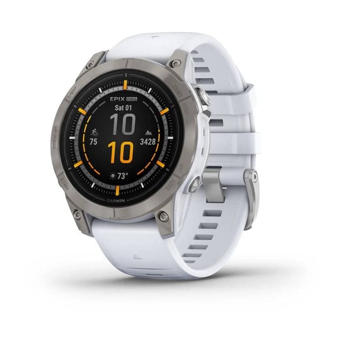 Garmin Epix Pro (gen 2) Pro/sapphire Ed 47mm Ti W/ Whitestone Band