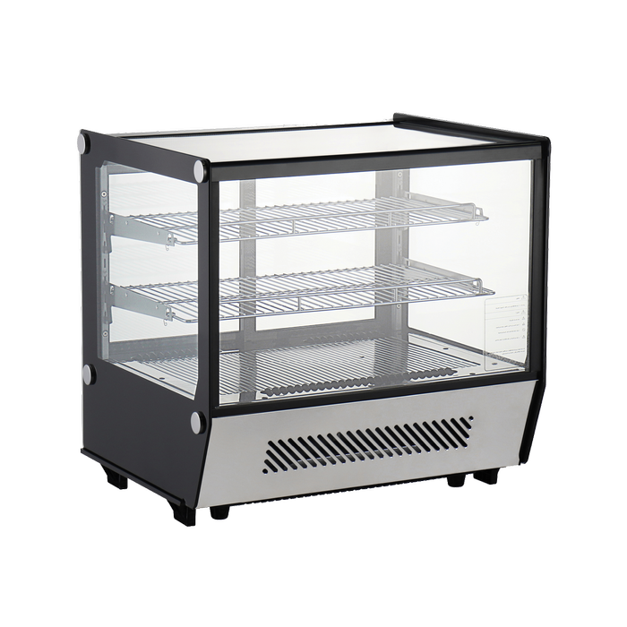 Exquisite Counter Top Square Cake Display Refrigerators 120 Litre